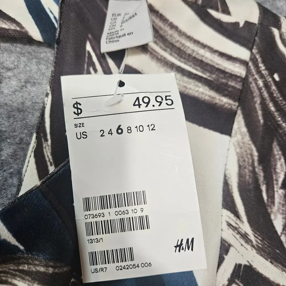 H&M nwt abstract